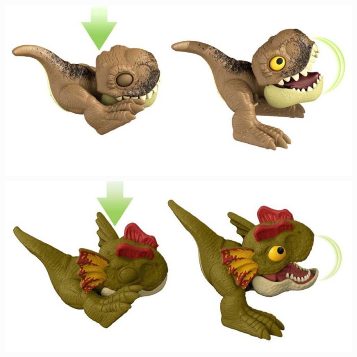 Jurassic World Dominions Uncaged Snap Squad Velociraptor BLUE Attitude