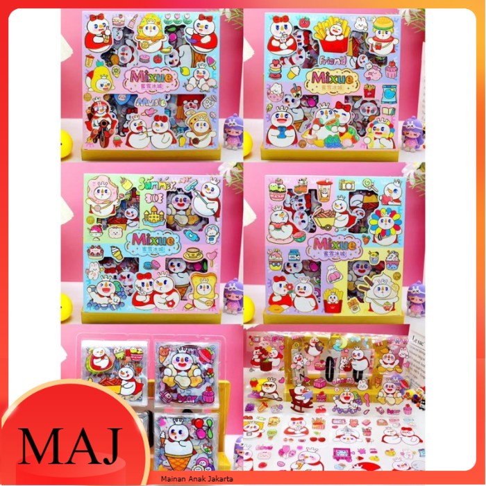 

Sticker lucu MIXUE isi 100 lembar harga bersahabat. Cocok untuk Stiker Botol Minum dan buku anak.