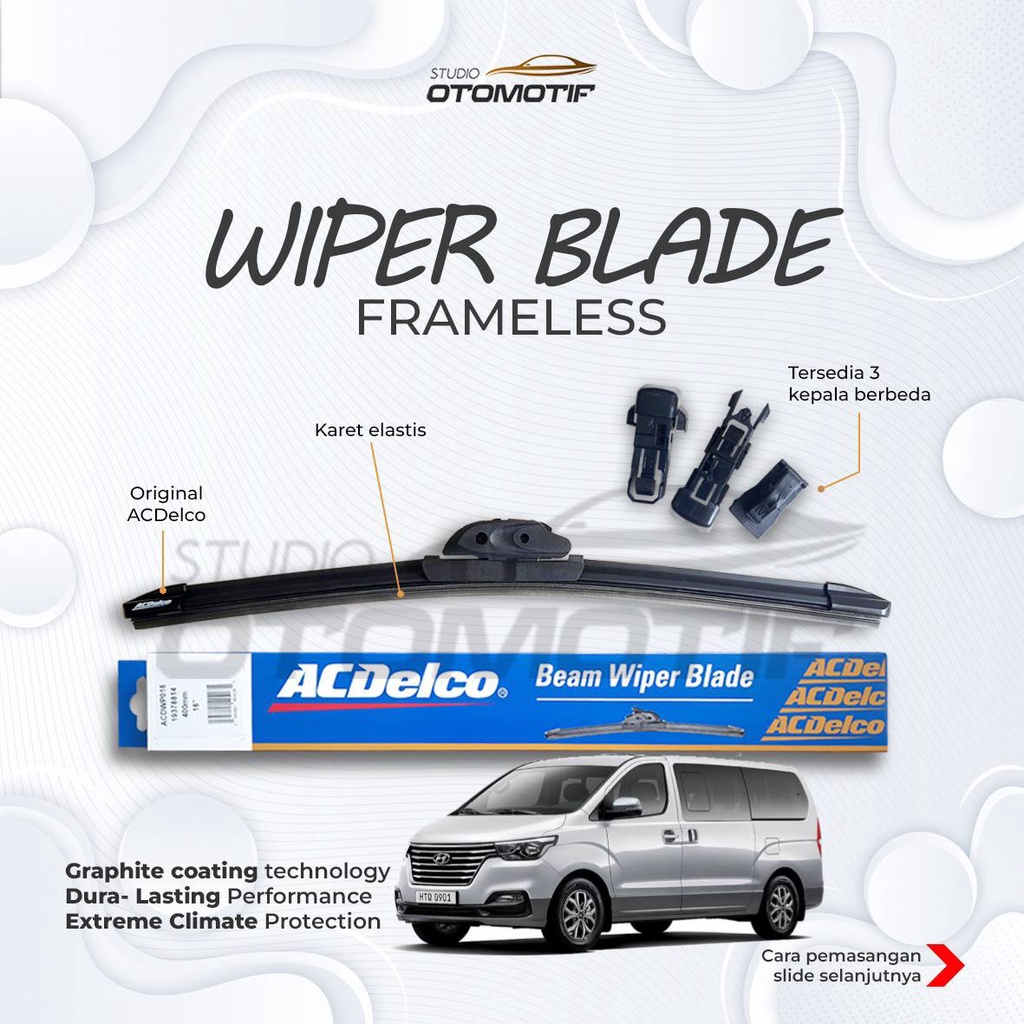 Wiper Hyundai H1 i800 24-16 Acdelco Beam Frameless