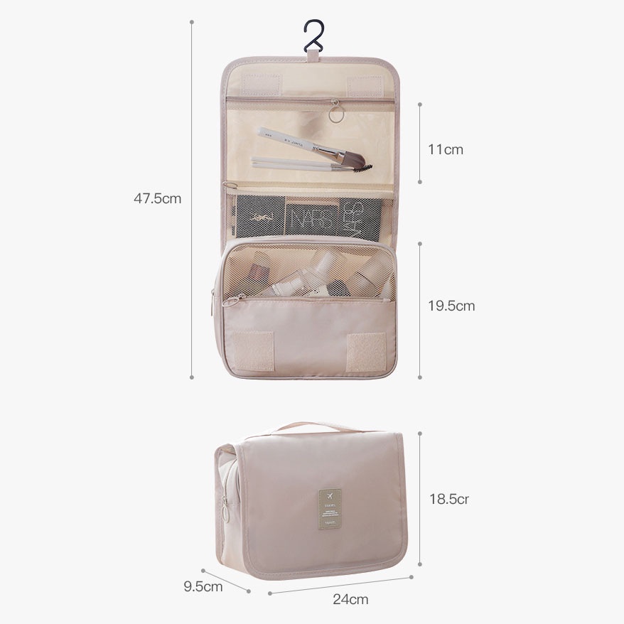 Travel bag Tas kosmetik  storage tas penyimpanan kosmetik perlengkapan mandi tas wanita serbaguna tas traveling original import bahan tebal