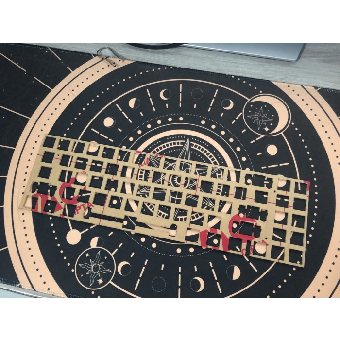 Plate Akrilik 1.5mm Keyboard Mechanical Rexus Daxa M71 - (-)Evafoamplate