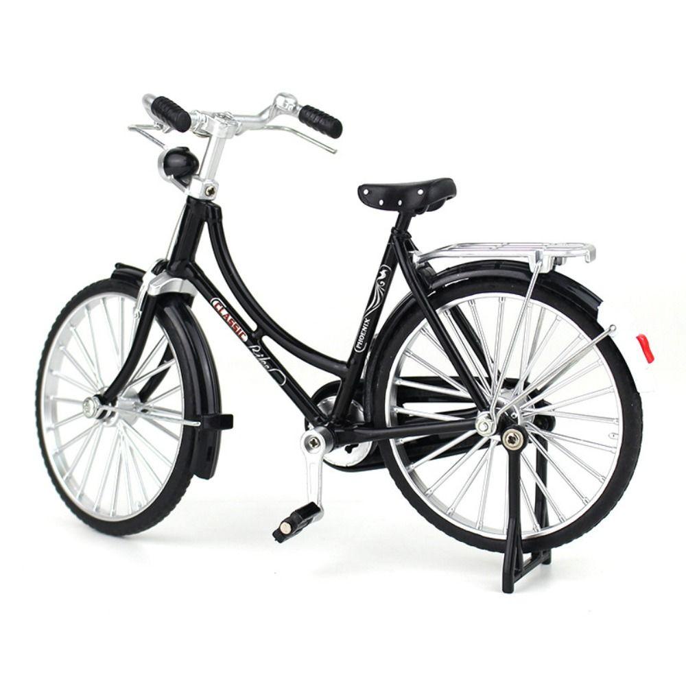 Fishstick Model Sepeda Retro Untuk Hadiah Koleksi Anak Laki-Laki Vintage Model Sepeda Ornamen Simulasi Sepeda Simulasi Koleksi Mainan Diecast Alloy Sepeda Alloy Mini Alloy