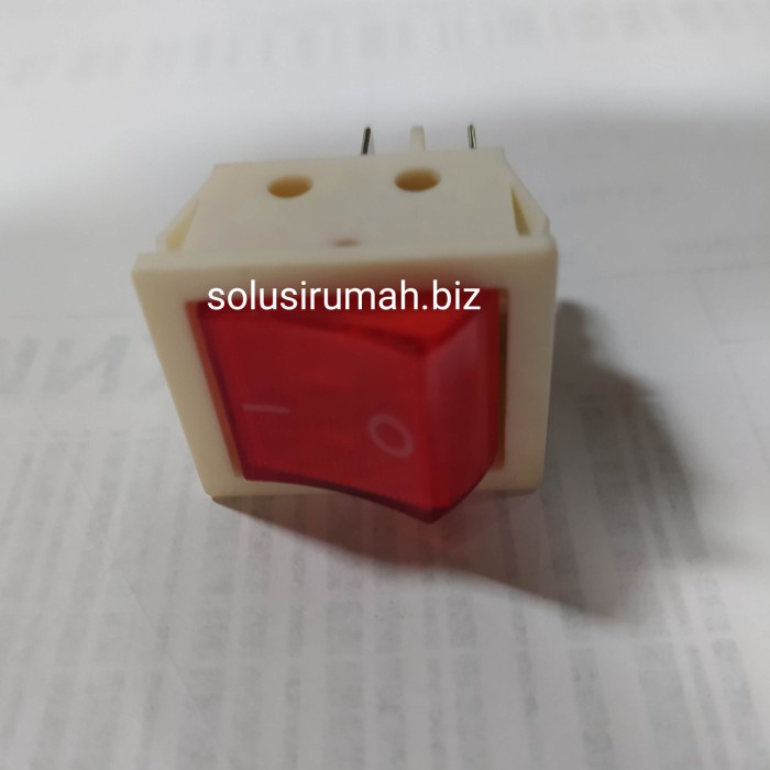 saklar 4 kaki on off 30a WHITE 30 a super quality besar switch 4 pin 4pin - Putih