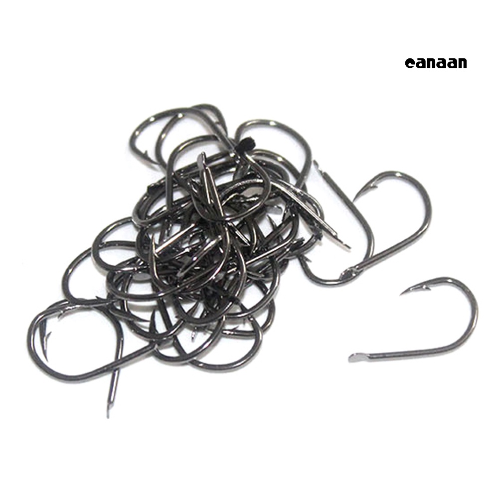 Cnn-500pcs/set Baja Karbon Kuat Air Asin Memancing Lingkaran Jig Hooks Set