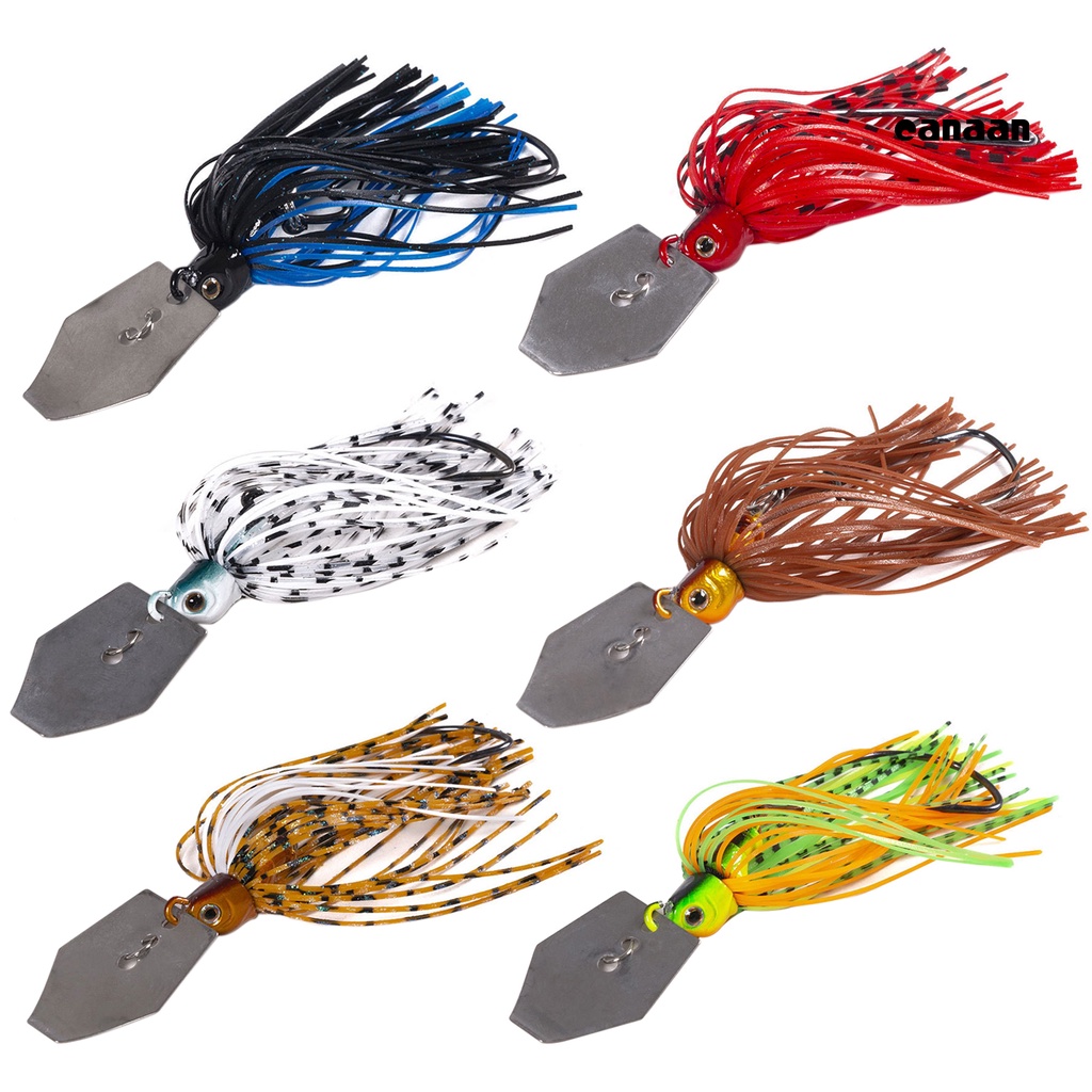 Cnn-6pcs 10cm 11g Umpan Pancing Multicolor Berputar Logam Payet Jenggot Umpan Simulasi Anti-Gantung Untuk Angling