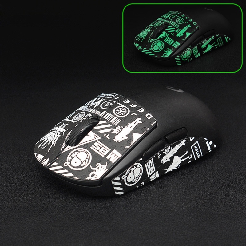 Vivi Stiker Samping Mouse Tape Tahan Keringat Kulit Cicak Untuk GPRO GPW Mouse
