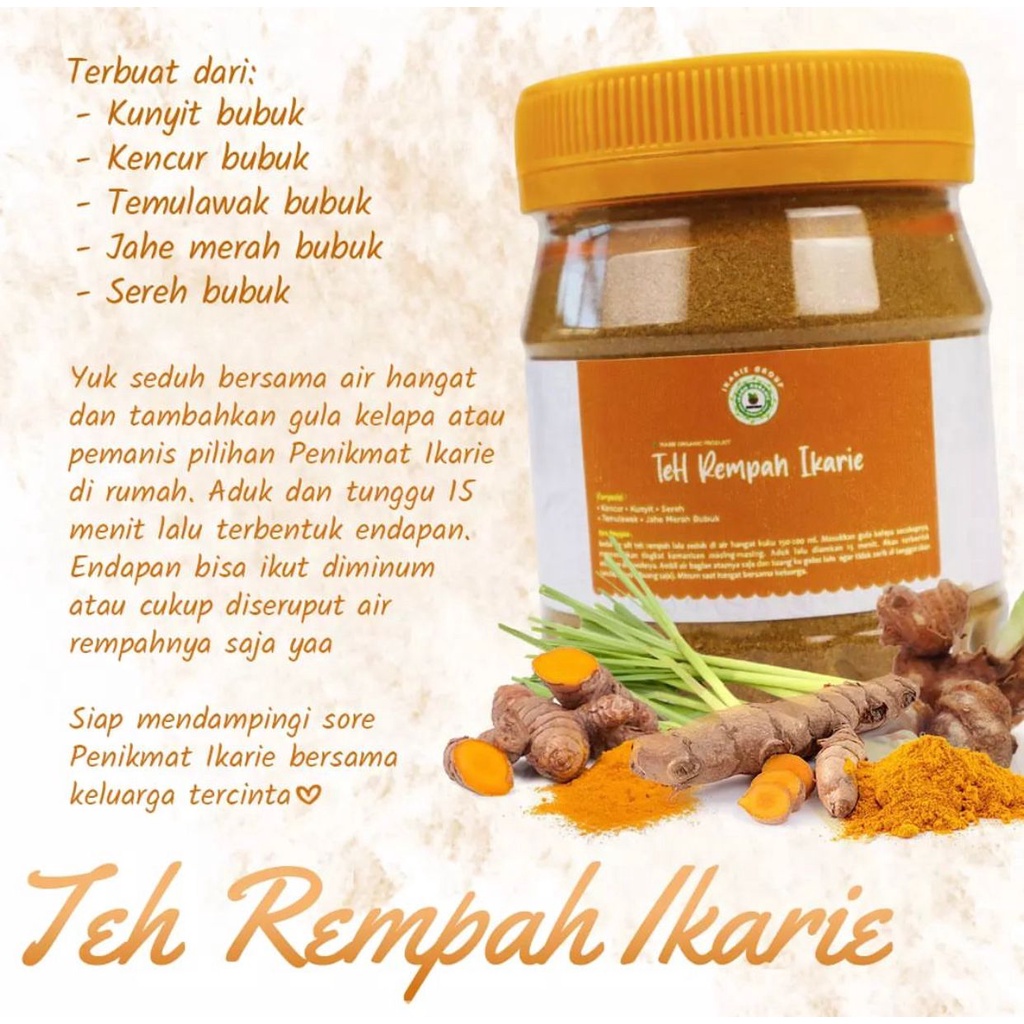 

TEH REMPAH IKARI ORGANIK