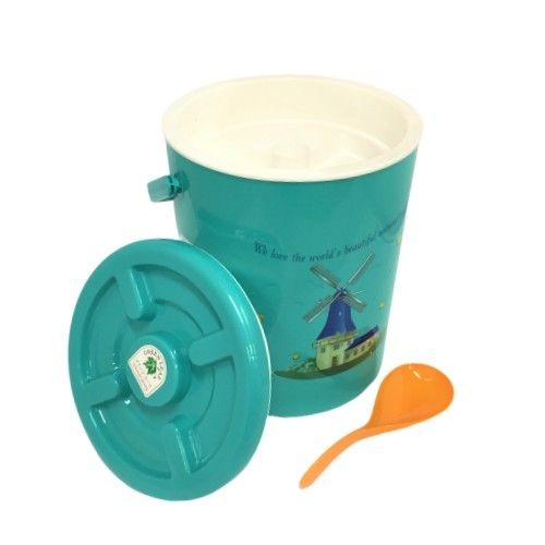 Rice Ice Bucket 8 Liter Elvira Tempat Nasi Es 5818 Green Leaf