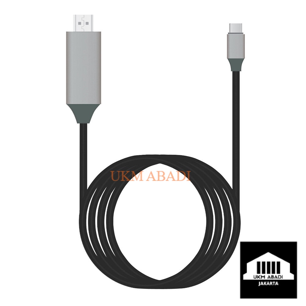 Kabel Konverter USB Type C to HDMI 4K 2 Meter VUH 05