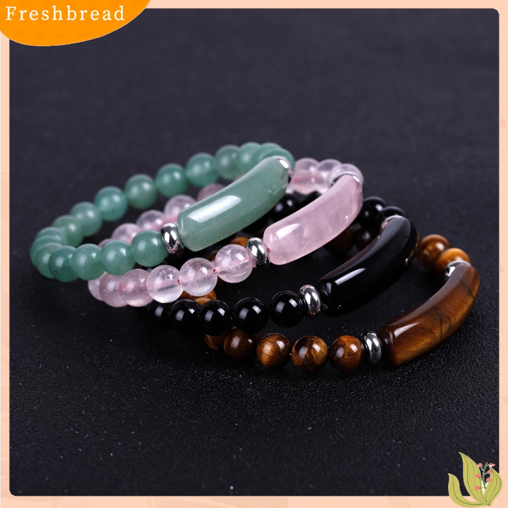 &lt; Freshbread &gt; Peregangan Gelang Memoles Tali Elastis Buatan Tangan Kepribadian Portabel Menghias Tahan Aus Tiger Eye Penyembuhan Batu Gelang Aksesoris Perhiasan