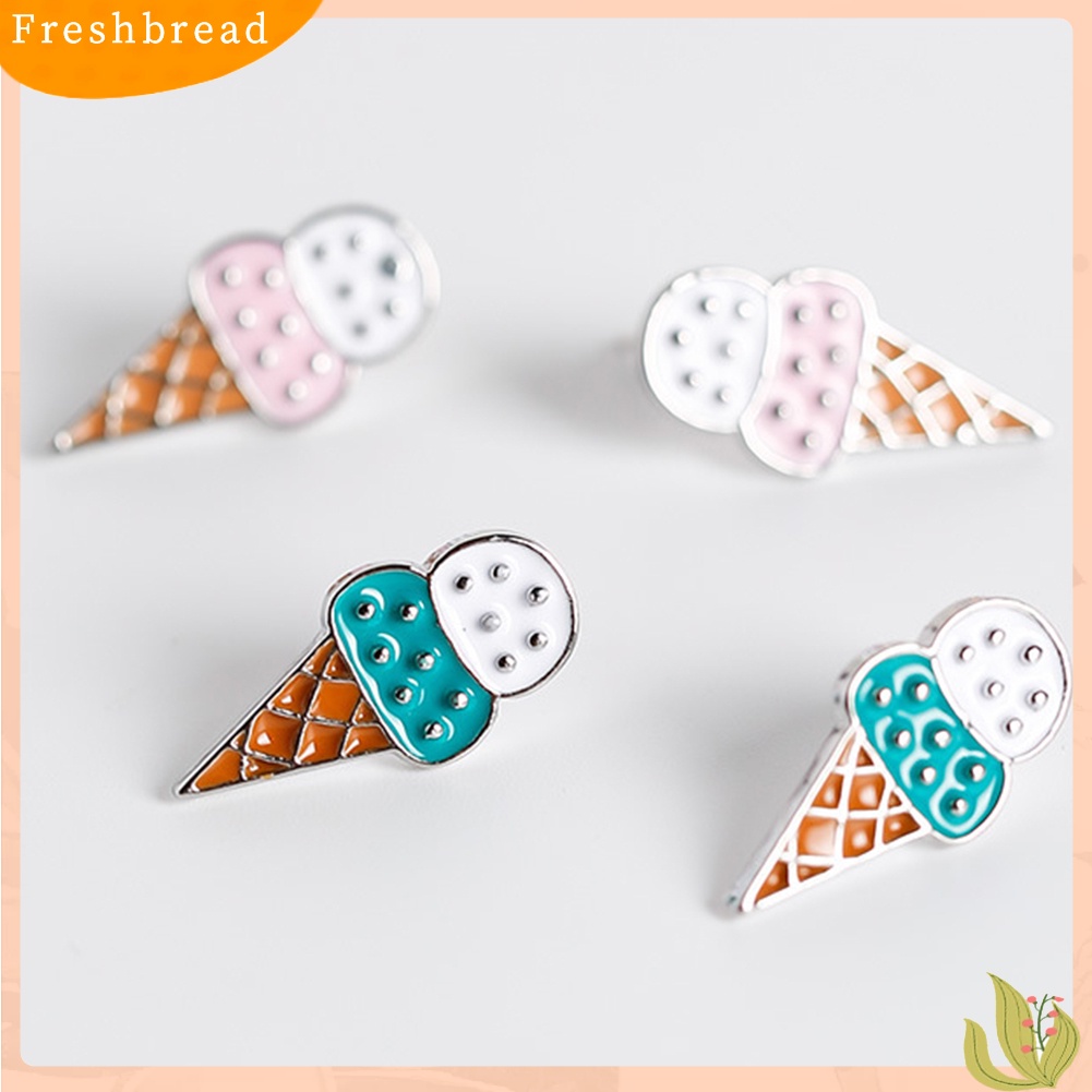 &lt; Freshbread &gt; Flamingo Lucu Alpukat Es Krim Stud Anting Wanita Pesta Club Perhiasan Hadiah