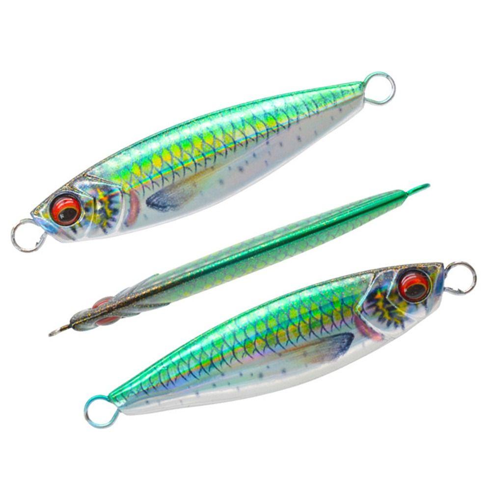 TOP Metal Fishing Lure 3d printed 30g 40g Ikan Kecil Warna Warni Spanyol