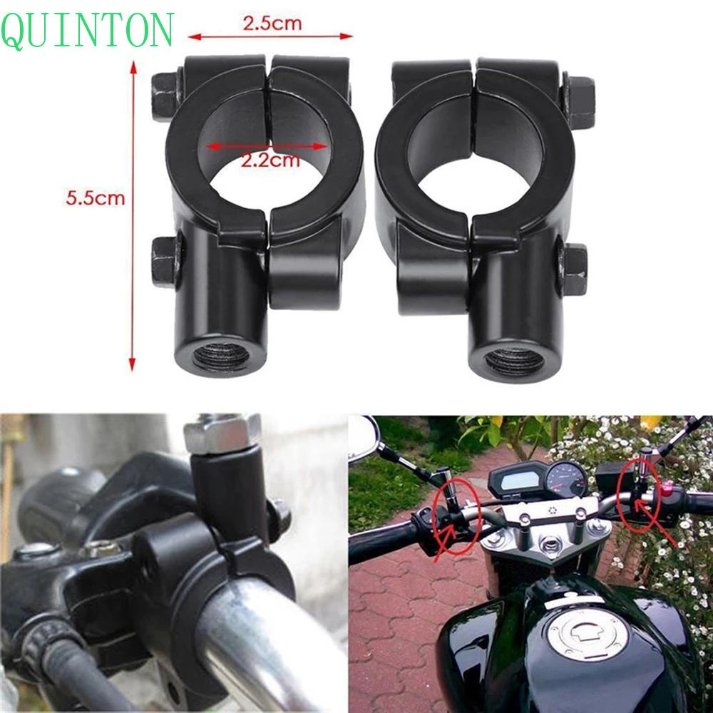 Quinton Klem Dudukan Kaca Spion Motor Atv Quad Bike Ukuran 10mm 8mm 22mm