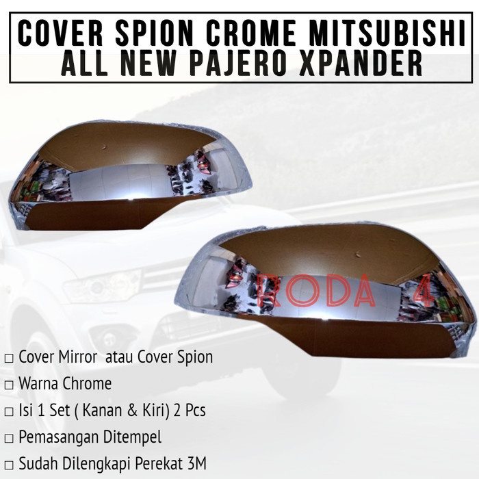 Cover Mirror Spion Chrome All New Pajero Xpander Original 2016 up