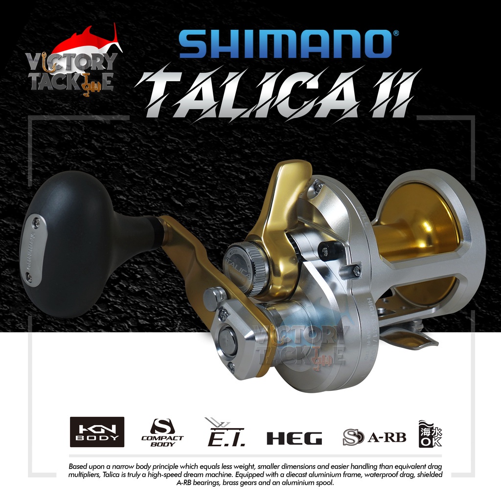 Reel Pancing SHIMANO TALICA II - Overhead Berkualitas