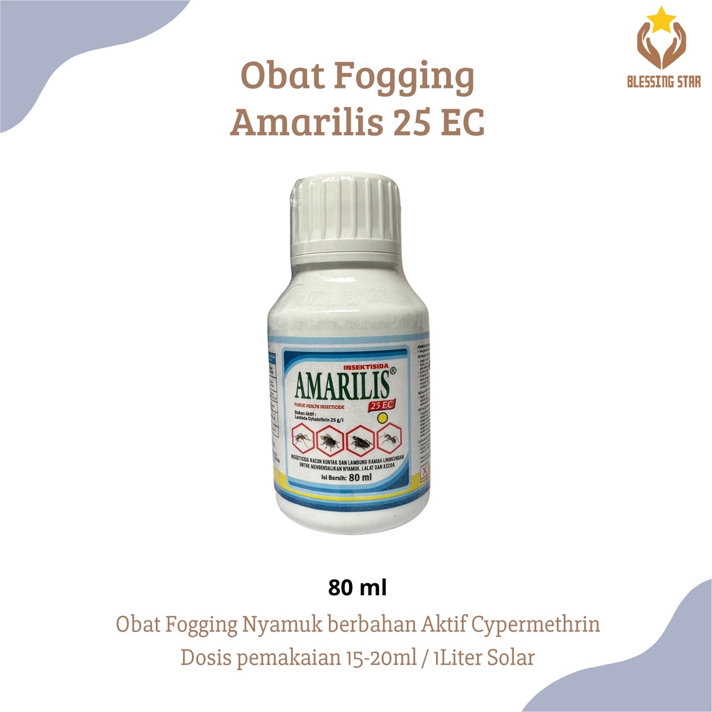 Amarilis 25 EC 80 ML Obat Nyamuk Fogging DBD Kecoa Lalat