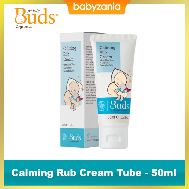 Buds Soothing Organics Calming Rub Cream Tube - 50 ml