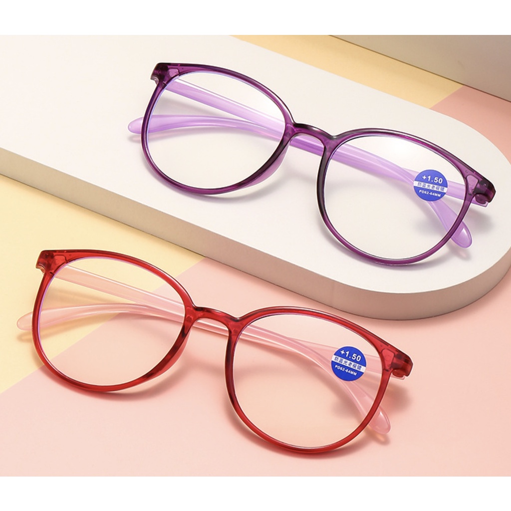 Kacamata Baca Pria Wanita TR90 Fleksible Lensa Plus Anti Radiasi +1.00 s/d + 4.00 Kacamata Pria Wanita Reading Glasses 88