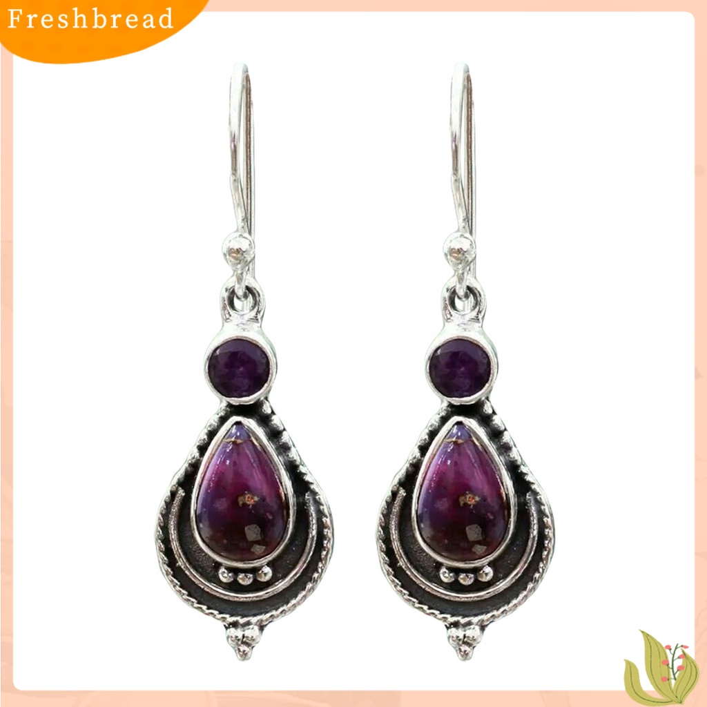 {In Stock} 1pasang Anting Juntai Hias Berlian Imitasi All-match Menawan Untuk Perjamuan