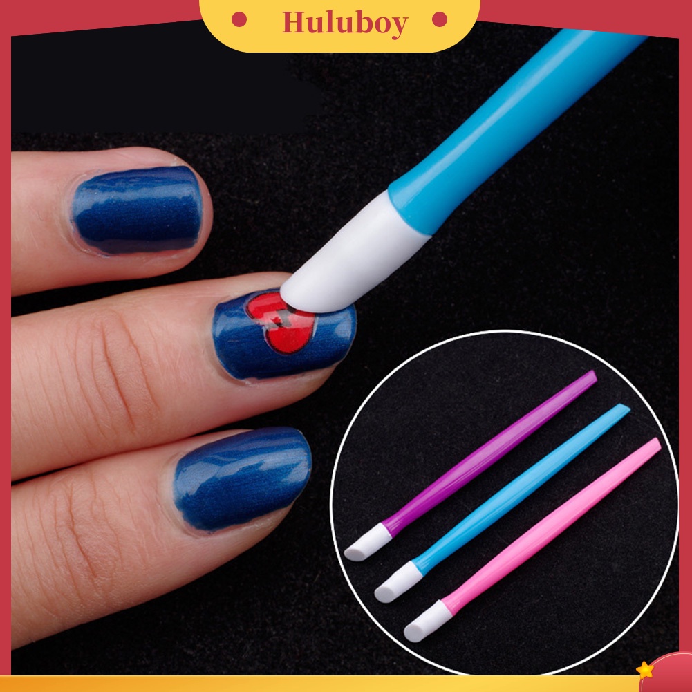 {In Stock} 3Pcs/Set Stiker Press Kuku Fototerapi Timbul Stik Bolpen Pendorong Kulit Mati