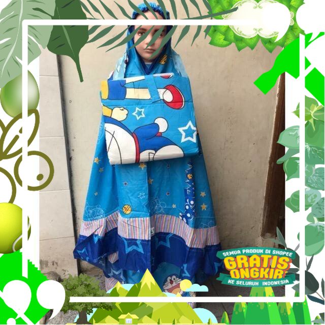 Mukena karakter. Mukena doraemon. Mukena anak/ Trendy Modis