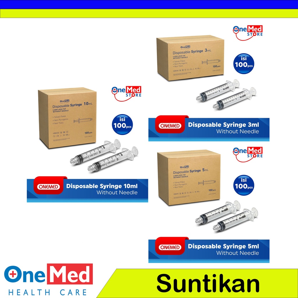 Syringe Without Needle Onemed Box