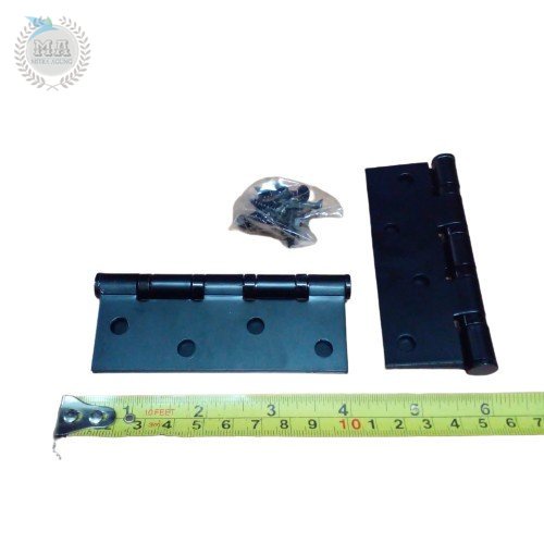 Engsel Pintu Tebal Iron Hinge 4&quot; Inch Black Verino Engsel Jendela OLS engsel pintu engsel jendela engsel 4 inchi 4 x 3 inchi Engsel Pintu Hitam Iron [COD]