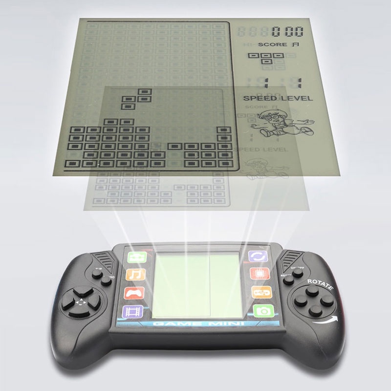 Handheld Retro Mini Gameboy Layar Tetris Game Console Gamebot 3.5inch Big Screen