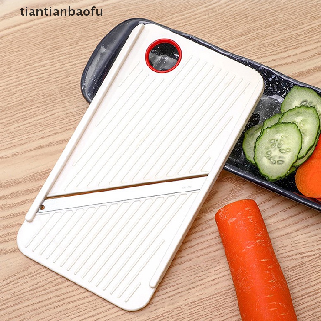 [tiantianbaofu] Alat Pengiris Sayuran Manual Stainless Steel Penghancur Dapur Kentang Kubis Cutter Butik