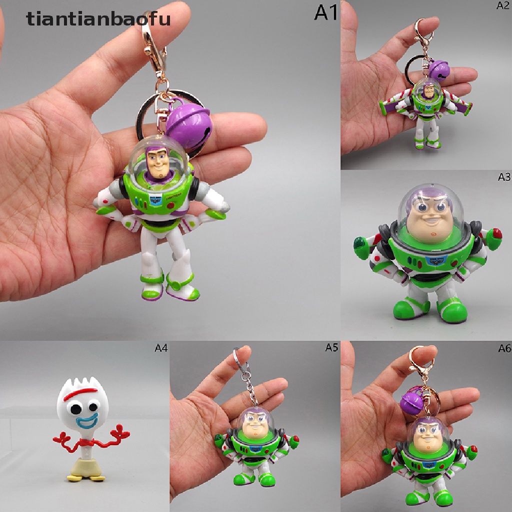 [tiantianbaofu] Disney Toy Story Anime Figure Buzz Lightyear Desktop Ornamen Gantungan Kunci Boneka Butik