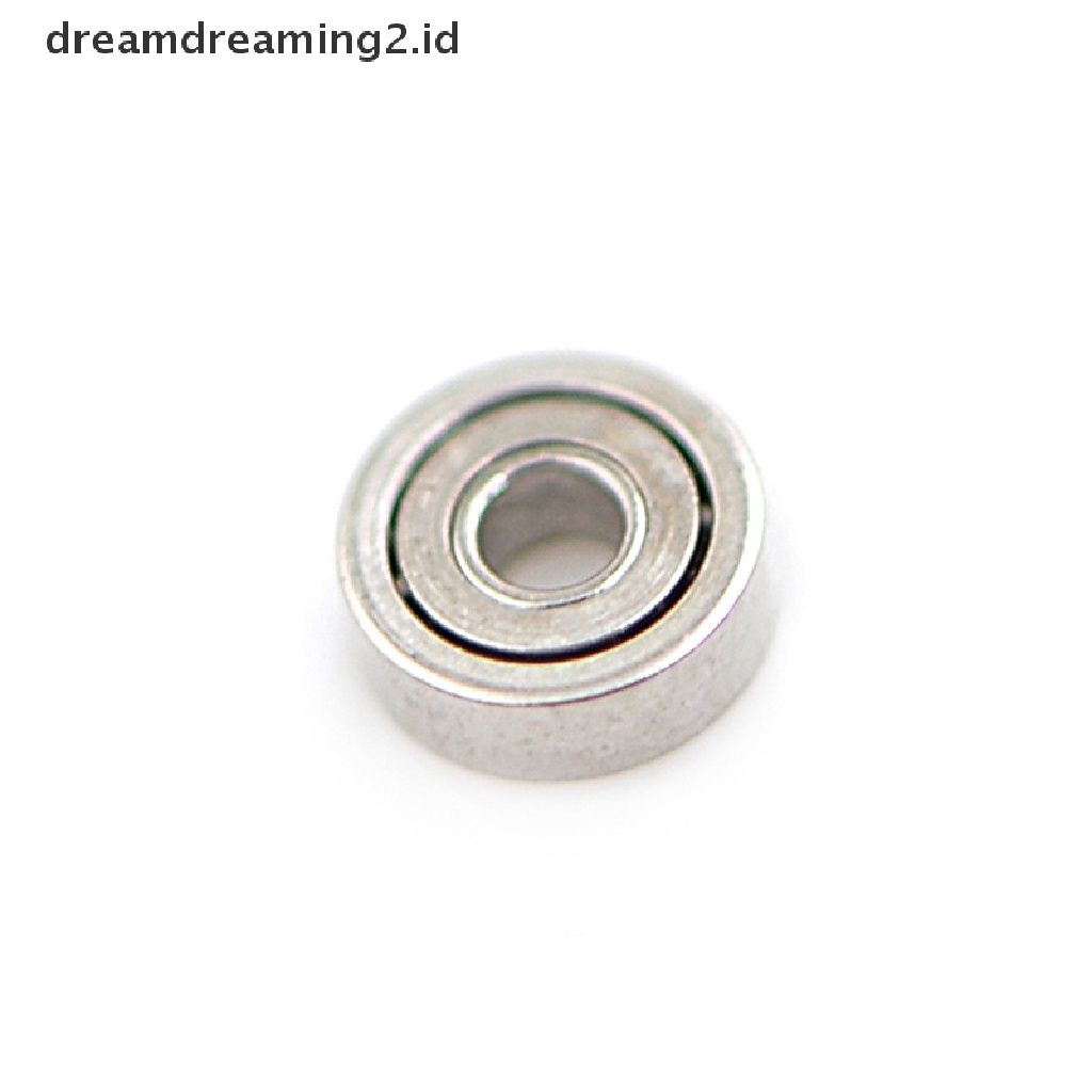 (hot) 10pcs 681ZZ Miniatur Mini Ball Bearing Logam Terbuka Micro Bearing 1x3x1mm//