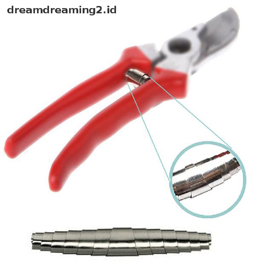 (hot) 2pcs Pruner Replacement Springs Pegas Stainless Steel Untuk Gunting Berkebun//