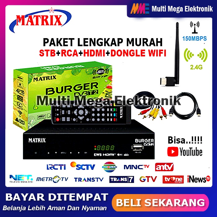 SET TOP BOX TV DIGITAL MATRIX BURGER DVBT2 / SET TOP BOX UNTUK TV TABUNG / STB TV BOX DIGITAL MURAH / STB / SET TOP BOX / SET TOP BOX UNTUK TV LED / STB MATRIX PAKET KOMPLIT / STB MURAH FULL SET LENGKAP / STB TV BOX DIGITAL PROMO / SET BOX / STB MURAH