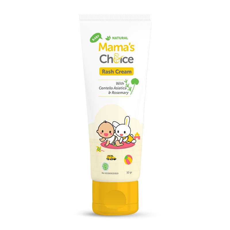 Baby Diaper Cream | Rash Cream Mama's Choice - Krim untuk meredakan biang keringat, ruam popok, ruam susu (Terdaftar BPOM)
