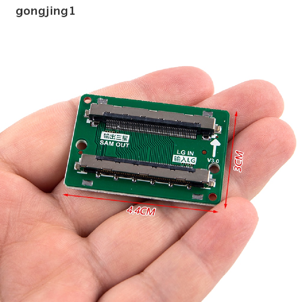 Ggg FHD LVDS LVDS 51pin SAM turn LG Connector Adapter Board Kiri Kanan Ganti ID
