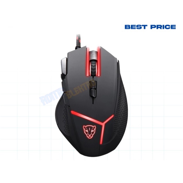 Gaming Mouse Colorful Motospeed V18 Backlight 9 Keys 4000 DPI Backlit