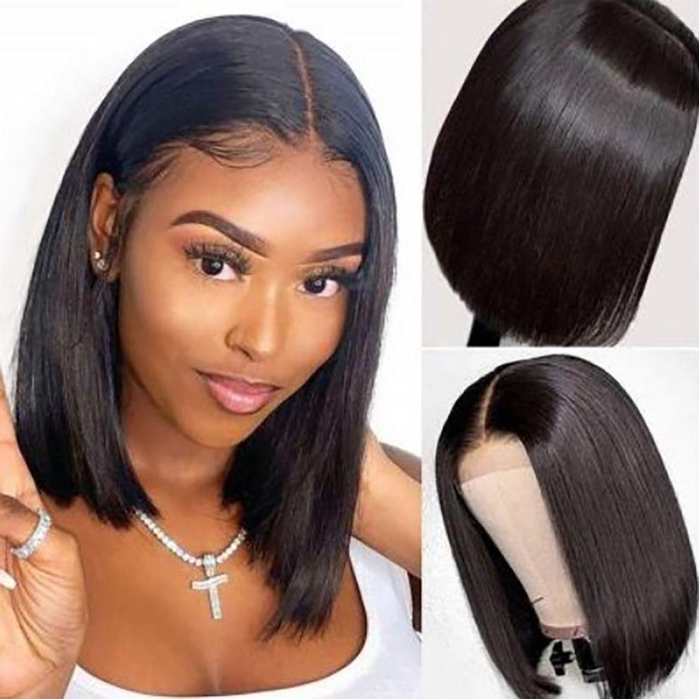 Lily Alami Wig Rambut Mode Baru Desain Baru Density Sopak