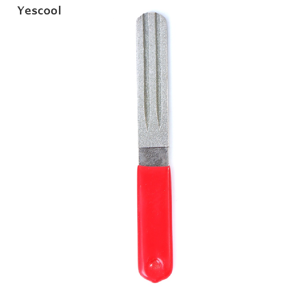 Yescool 1Pcs Diamond Fishing Hook Asah Fishook Sharpening Alat Pancing ID