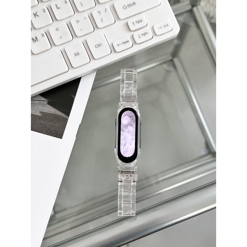 Tali Strap  Xiaomi Band 3/4/5/6/7/8 Akrilik Acrylic Chain Candy