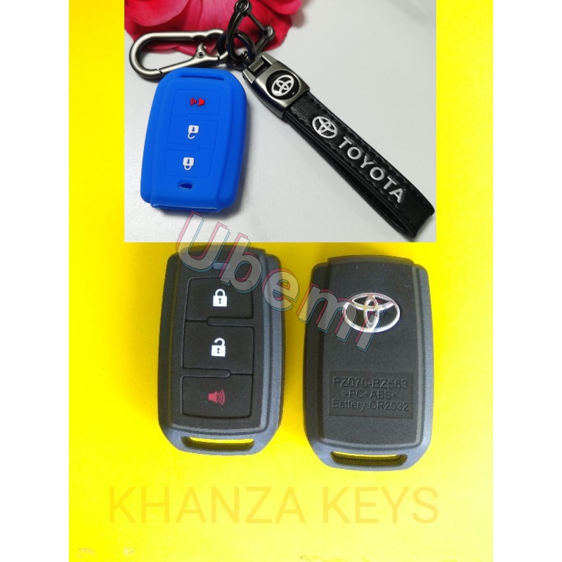 New silicone Key Pack Cocok Untuk Gantungan Kunci Toyota avanza sedan