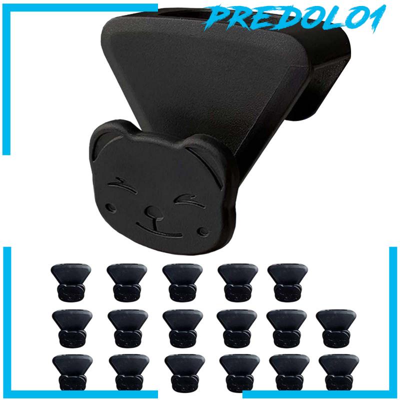 [Predolo1] 18pcs Gantungan Cascading Kait Gantungan Baju Pakaian Organizer Hook Untuk Hotel