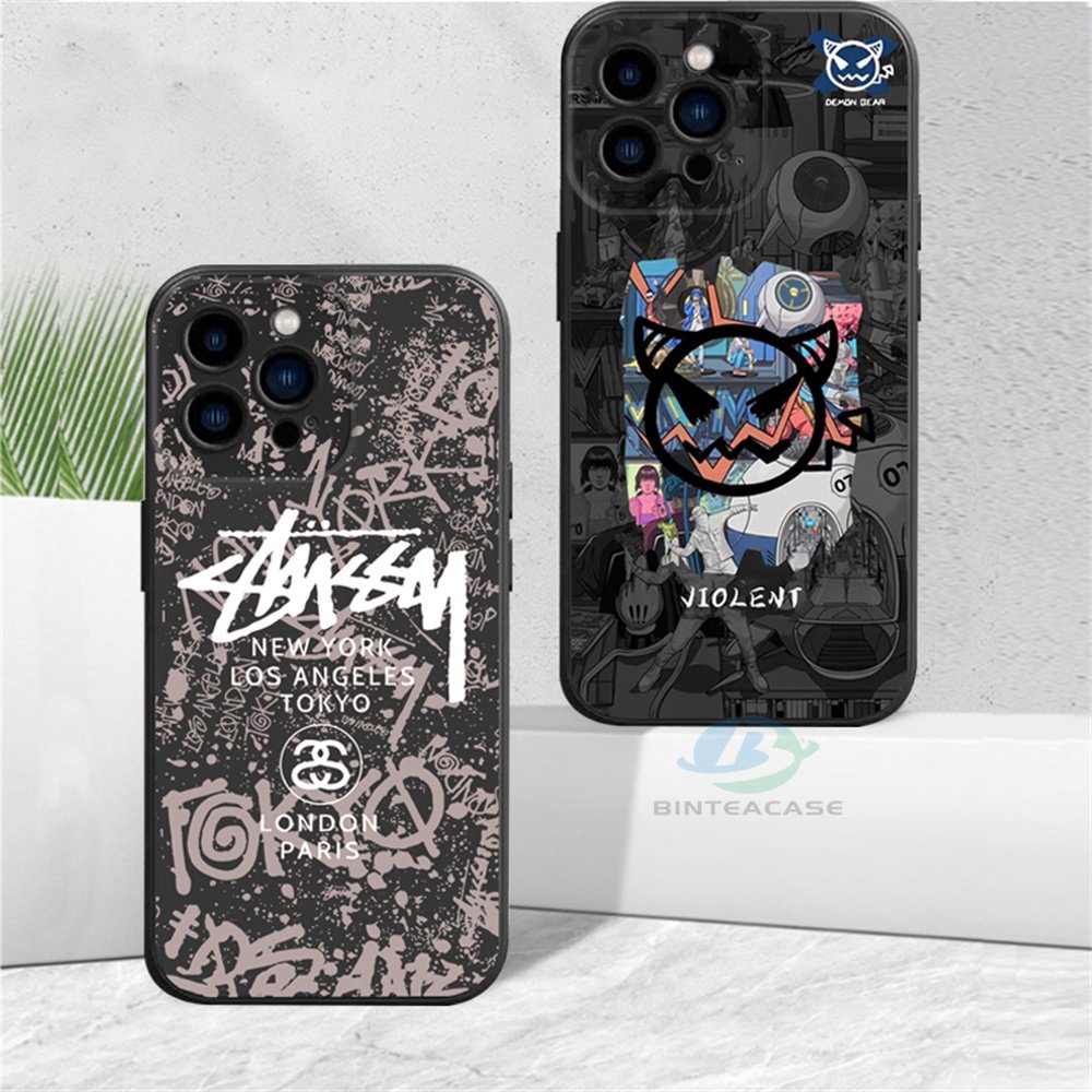 Huawei Y6P 2020 Y7A P30 Lite Nova 5T Nova 3i Nova 7i Y6P Y6 Pro Y7 Pro 2019 Y9S Y9 Prime 2019 Demon Dan Creative Signature Soft Silicone Case Binteacase