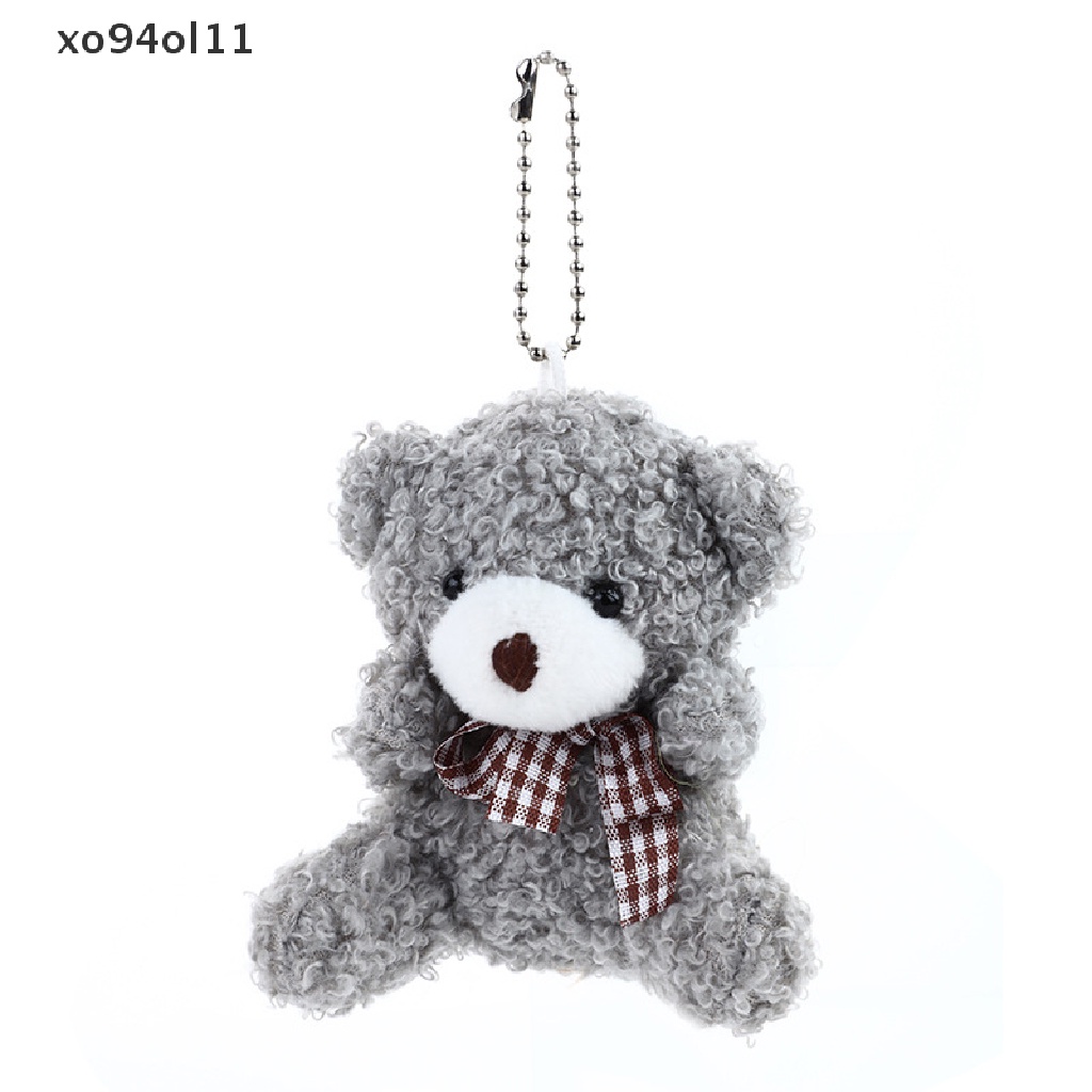 Xo 1Pc Lucu Kartun Beruang Boneka Plush Boneka Gantungan Kunci Tas Liontin Mainan Anak Hadiah OL