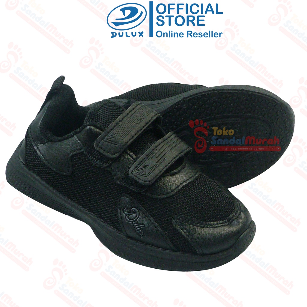 Toko Sendal Murah - Sepatu Sekolah Full Hitam Uk 28 - 35 / Sepatu Anak Casual / Sepatu Model Prepet / Sepatu OIahraga [Toko Sendal Murah BX 1066 Hitam]