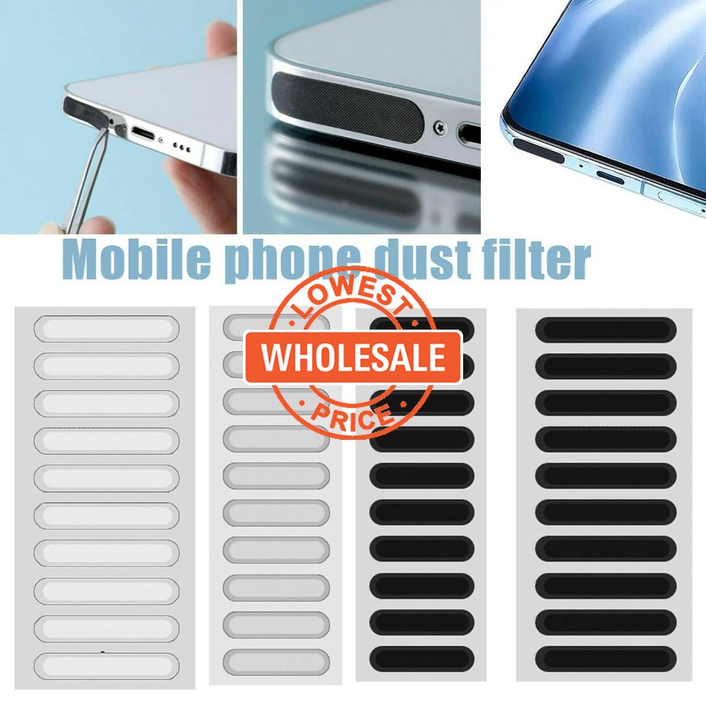 [Harga Grosir] [Unggulan] 1lembar Telepon Universal Tahan Debu Net Phone Dustproof Mesh Sticker Handphone Filter Debu Penutup Debu Lubang Suara Speaker Jaring Anti Debu