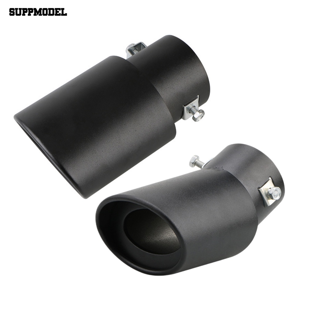 Suppmodel Ujung Knalpot Metal Tahan Lama Perlengkapan Mobil Universal Fit Car Exhaust Tip Pengganti Anti Karat