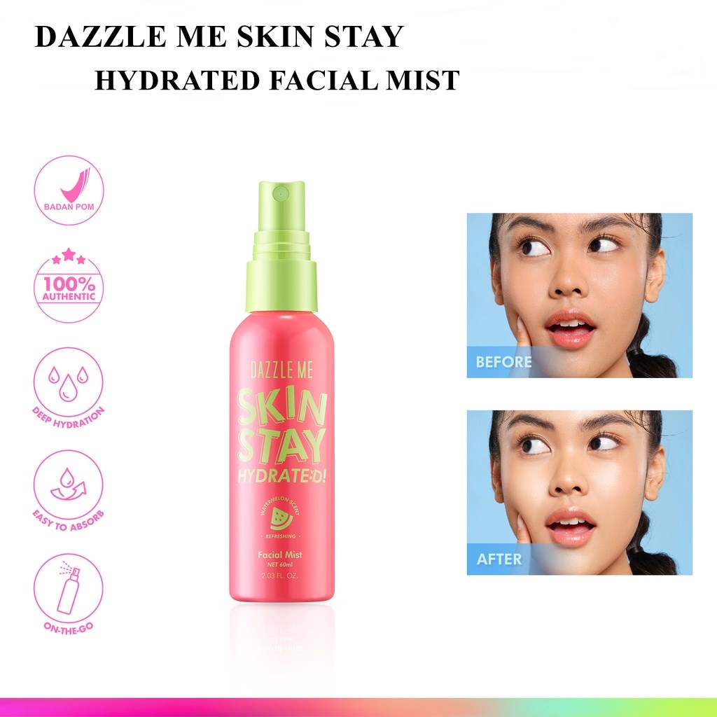 ✿ MADAME ✿DAZZLE ME SKIN STAY HYDRATED FACE MIST - FACIAL MIST REFRESHING BPOM