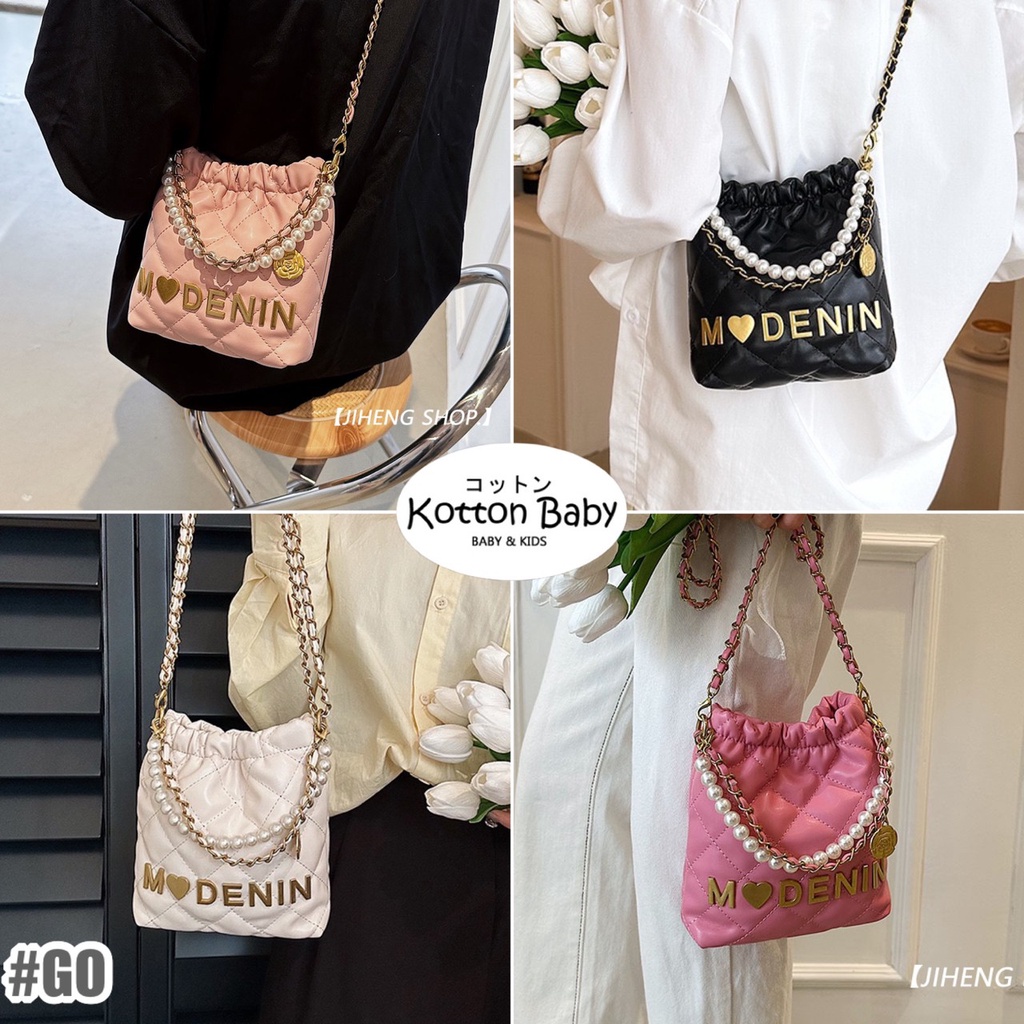 TAS FASHION KOREA SELEMPANG JALAN JALAN ANAK BAG BAHU LUCU PEREMPUAN CATALOG BDBG GO