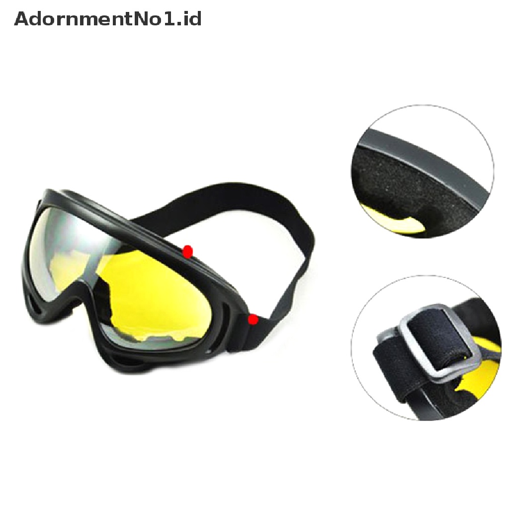 [AdornmentNo1] Kacamata Motocross Helm Goggles Ski Sport Gafas Untuk Motor Motor Motor Trail ATV [ID]