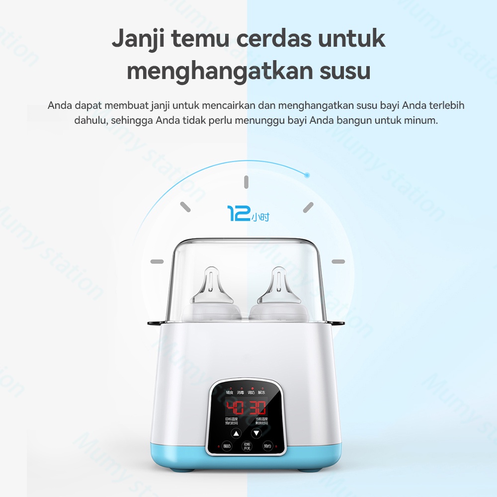 Mumystation Alat Steril Botol Susu Bayi Bottle Warmer Heater Bottle sterilizer Penghangat Botol susu Alat Steril Botol